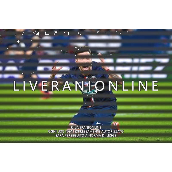 Ezequiel LAVEZZI / penaltie refuse - 08.04.2015 - Paris Saint Germain / Saint Etienne - 1/2Finale Coupe de France Photo : WinterPress / Icon Sport AG ALDO LIVERANI SAS ONLY ITALY