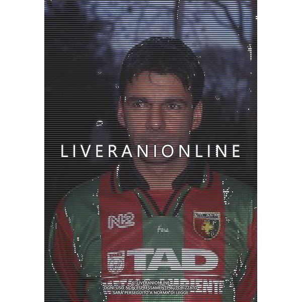 RETROSPETTIVA SANDRO TOVALIERI CALCIATORE NELLA FOTO SANDRO TOVALIERI CON LA MAGLIA DELLA TERNANA AG ALDO LIVERANI SAS