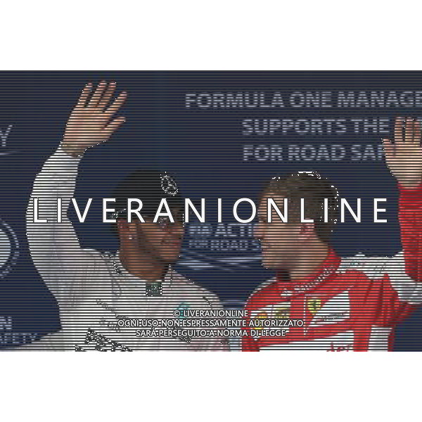 Lewis Hamilton (GBR), Mercedes AMG F1 Team and Sebastian Vettel (GER), Scuderia Ferrari 11.04.2015. Formula 1 World Championship, Rd 3, Chinese Grand Prix, Shanghai, China, Qualifying Day. AG ALDO LIVERANI SAS ONLY ITALY
