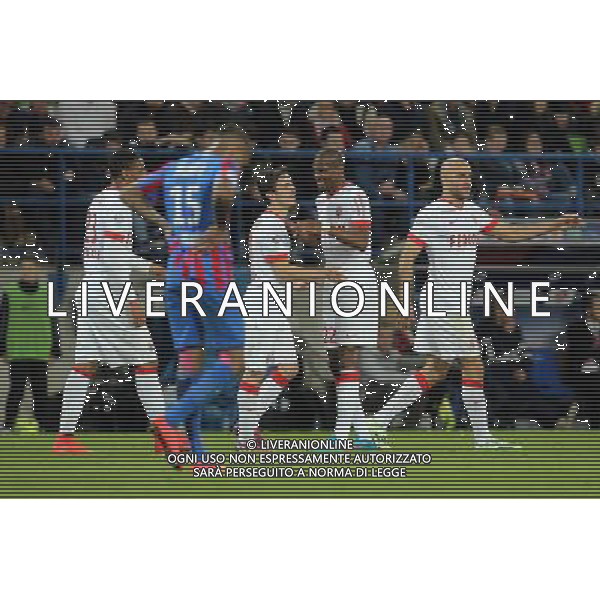 Bernardo SILVA / Anthony MARTIAL / Geoffrey KONDOGBIA - 10.04.2015 - Caen / Monaco - 32e journee Ligue 1 Photo : Vincent Michel / Icon Sport AG ALDO LIVERANI SAS ONLY ITALY