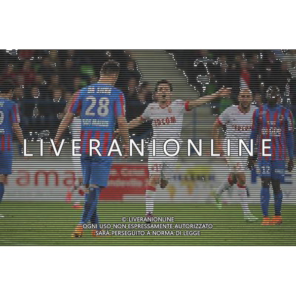 JOIE Bernardo SILVA - 10.04.2015 - Caen / Monaco - 32e journee Ligue 1 Photo : Vincent Michel / Icon Sport AG ALDO LIVERANI SAS ONLY ITALY