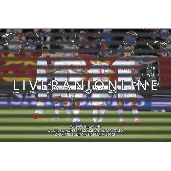 JOIE MONACO - 10.04.2015 - Caen / Monaco - 32e journee Ligue 1 Photo : Vincent Michel / Icon Sport AG ALDO LIVERANI SAS ONLY ITALY