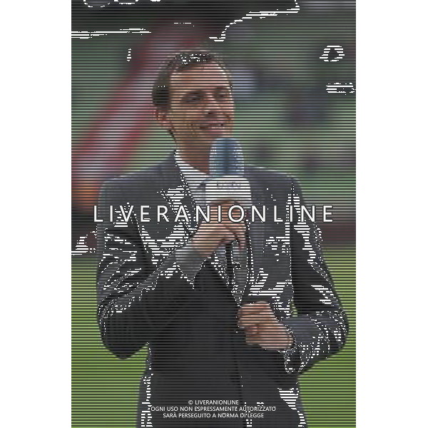 Benjamin GENTON / JOURNALISTE ET CONSULTANTS BE IN SPORTS - 10.04.2015 - Caen / Monaco - 32e journee Ligue 1 Photo : Vincent Michel / Icon Sport AG ALDO LIVERANI SAS ONLY ITALY
