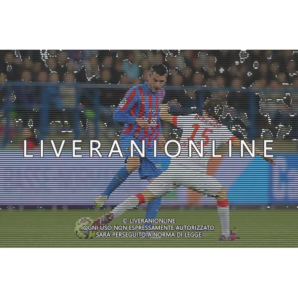 Julien FERET / Bernardo SILVA - 10.04.2015 - Caen / Monaco - 32e journee Ligue 1 Photo : Vincent Michel / Icon Sport AG ALDO LIVERANI SAS ONLY ITALY