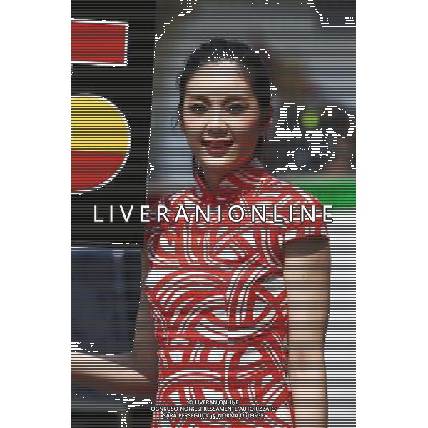 Grid girl. 12.04.2015. Formula 1 World Championship, Rd 3, Chinese Grand Prix, Shanghai, China, Race Day. AG ALDO LIVERANI SAS ONLY ITALY