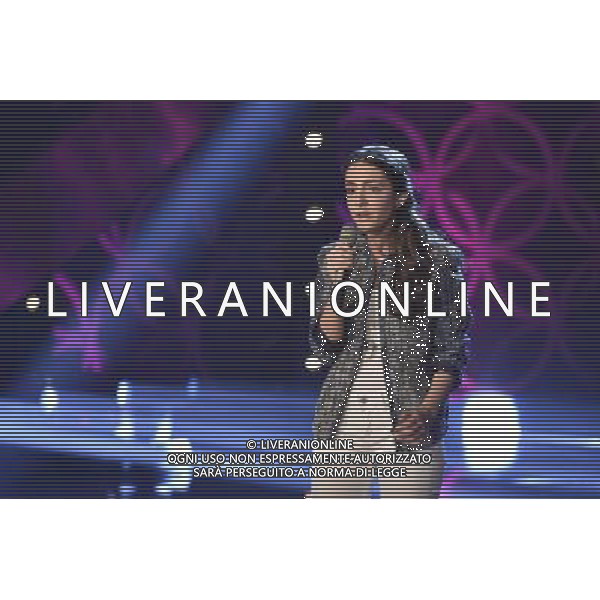 Roma - 11/04/2015 - Auditorium Rai - Prima puntata della trasmissione TV \' Senza parole \' condotta da Antonella Clerici - nella foto: Ginevra Nuti la figlia di Francesco Nuti / Ph. Fabrizio Corradetti - Ag. Aldo Liverani sas