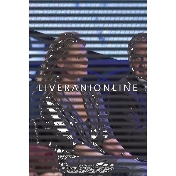 Roma - 11/04/2015 - Auditorium Rai - Prima puntata della trasmissione TV \' Senza parole \' condotta da Antonella Clerici - nella foto: Annamaria Malipiero la ex compagna di Francesco Nuti / Ph. Fabrizio Corradetti - Ag. Aldo Liverani sas