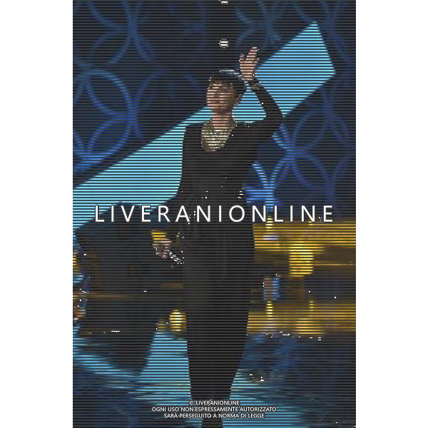 Roma - 11/04/2015 - Auditorium Rai - Prima puntata della trasmissione TV \' Senza parole \' condotta da Antonella Clerici - nella foto: Arisa / Ph. Fabrizio Corradetti - Ag. Aldo Liverani sas