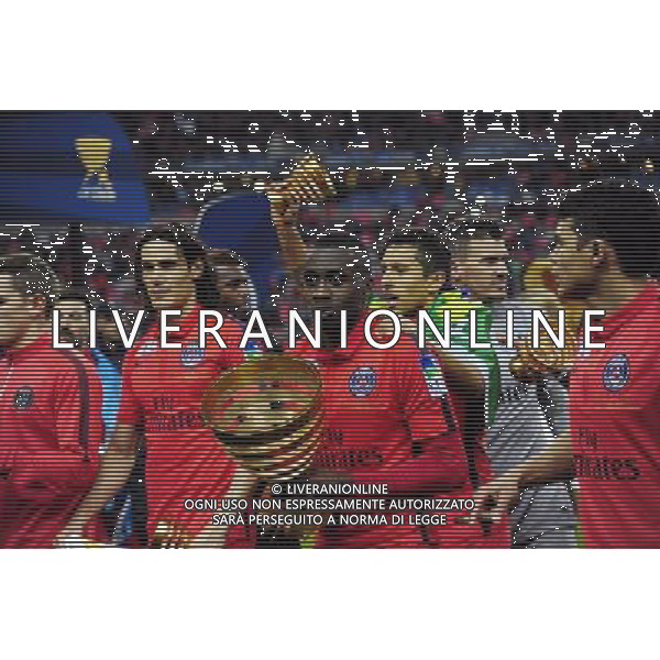 Victoire du PSG / Blaise MATUIDI - 11.04.2015 - Bastia / PSG - Finale de la Coupe de la Ligue 2015 Photo : Dave Winter / Icon Sport AG ALDO LIVERANI SAS ONLY ITALY