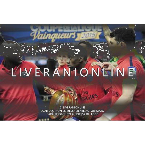 Victoire du PSG / Blaise MATUIDI - 11.04.2015 - Bastia / PSG - Finale de la Coupe de la Ligue 2015 Photo : Dave Winter / Icon Sport AG ALDO LIVERANI SAS ONLY ITALY