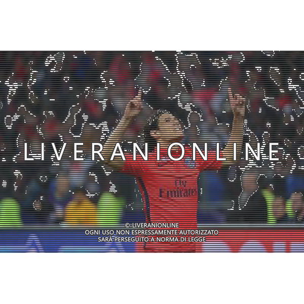Joie Edinson CAVANI - 11.04.2015 - Bastia / PSG - Finale de la Coupe de la Ligue 2015 Photo : Dave Winter / Icon Sport AG ALDO LIVERANI SAS ONLY ITALY