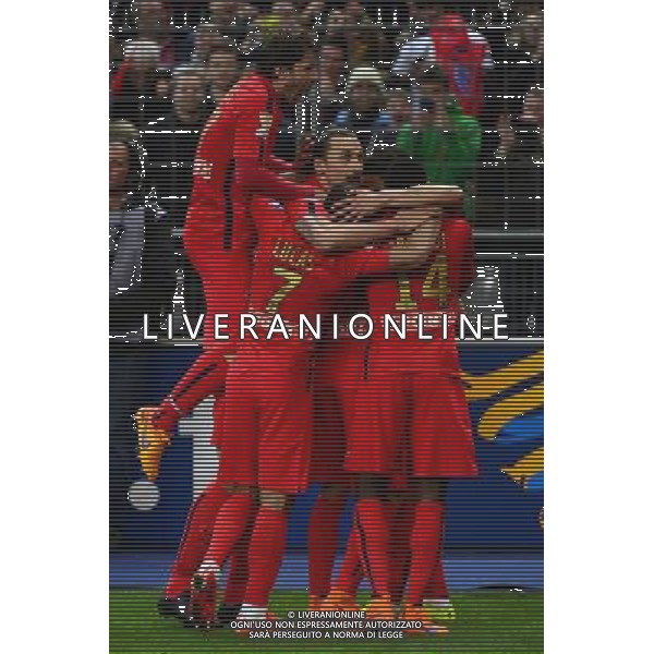 Joie Edinson CAVANI - 11.04.2015 - Bastia / PSG - Finale de la Coupe de la Ligue 2015 Photo : Dave Winter / Icon Sport AG ALDO LIVERANI SAS ONLY ITALY