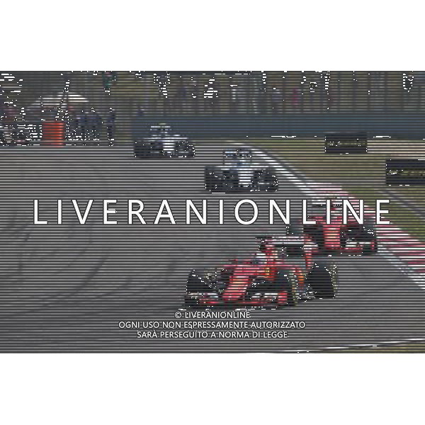 Sebastian Vettel (GER) Ferrari SF15-T. 12.04.2015. Formula 1 World Championship, Rd 3, Chinese Grand Prix, Shanghai, China, Race Day. 