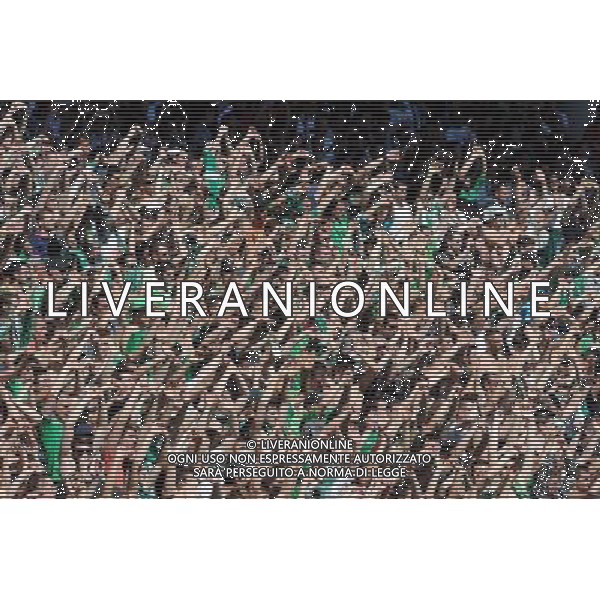 AMBIANCE SUPPORTERS Saint Etienne - 12.04.2015 - Saint Etienne / Nantes - 32eme journee de Ligue 1 Photo : Jean Paul Thomas / Icon Sport AG ALDO LIVERANI SAS ONLY ITALY