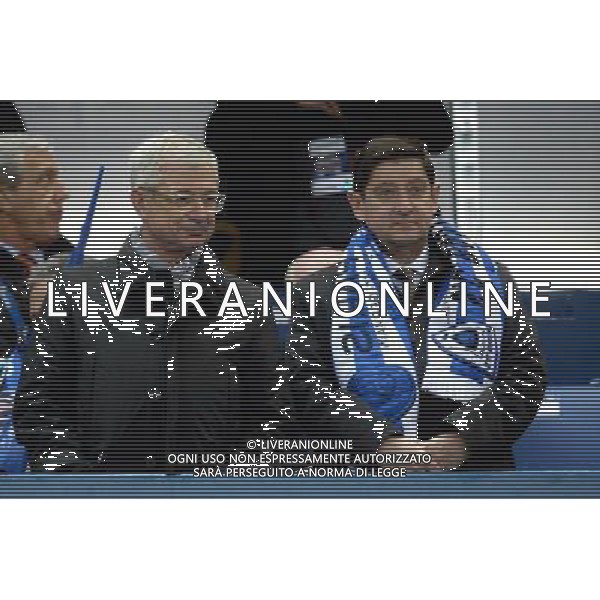 CLAUDE BARTOLONE / PATRICK KANNER - 11.04.2015 - Bastia / PSG - Finale de la Coupe de la Ligue 2015 Photo : Visual / Icon Sport
