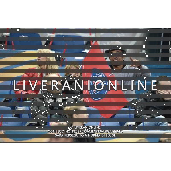 ISABELLE CAMUS / YANNICK NOAH - 11.04.2015 - Bastia / PSG - Finale de la Coupe de la Ligue 2015 Photo : Visual / Icon Sport