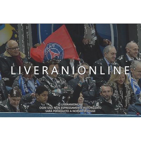 NASSER AL KHELAIFI / ANNE HIDALGO - 11.04.2015 - Bastia / PSG - Finale de la Coupe de la Ligue 2015 Photo : Visual / Icon Sport