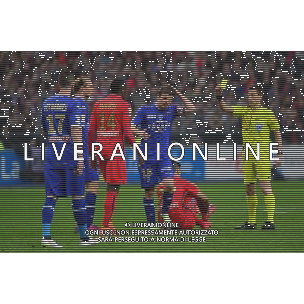 Yannick CAHUZAC / Benoit BASTIEN - 11.04.2015 - Bastia / PSG - Finale de la Coupe de la Ligue 2015 Photo : Dave Winter / Icon Sport