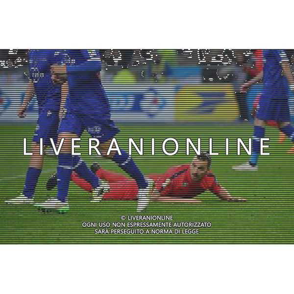 Zlatan IBRAHIMOVIC - 11.04.2015 - Bastia / PSG - Finale de la Coupe de la Ligue 2015 Photo : Dave Winter / Icon Sport