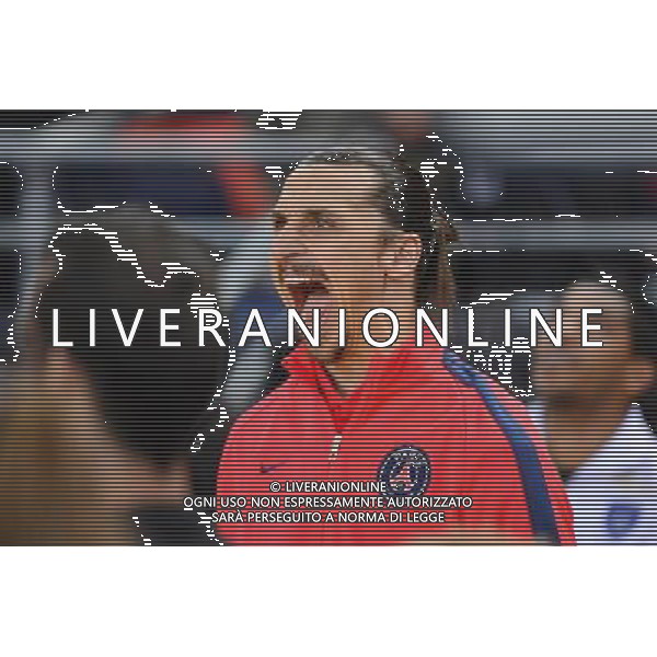 Zlatan IBRAHIMOVIC - 11.04.2015 - Bastia / PSG - Finale de la Coupe de la Ligue 2015 Photo : Dave Winter / Icon Sport