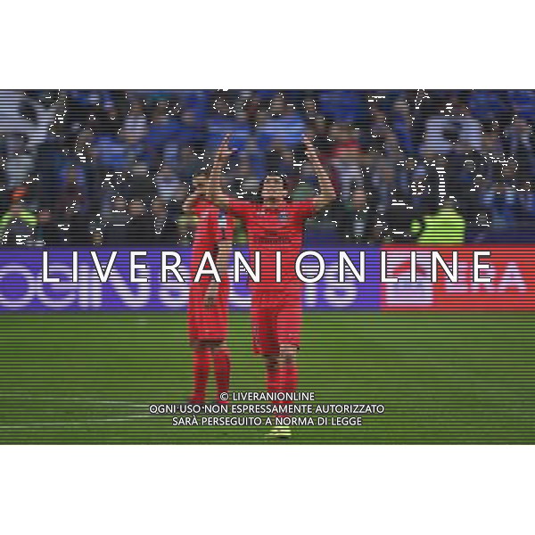 Joie Edinson CAVANI - 11.04.2015 - Bastia / PSG - Finale de la Coupe de la Ligue 2015 Photo : Dave Winter / Icon Sport
