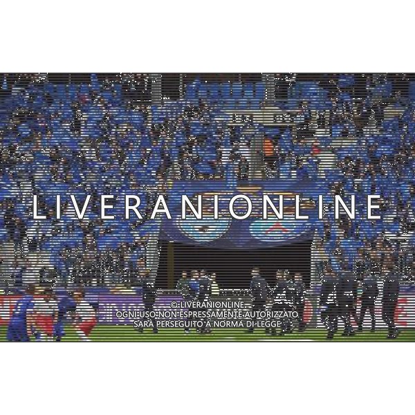 Supporters Bastia - 11.04.2015 - Bastia / PSG - Finale de la Coupe de la Ligue 2015 Photo : Dave Winter / Icon Sport