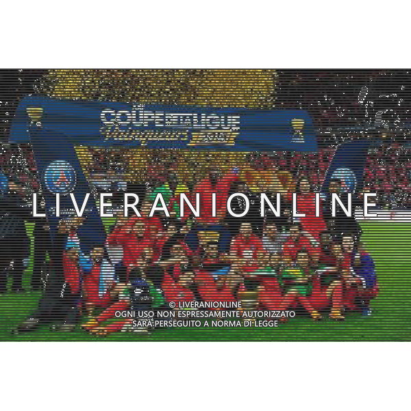 Victoire du PSG - 11.04.2015 - Bastia / PSG - Finale de la Coupe de la Ligue 2015 Photo : Dave Winter / Icon Sport