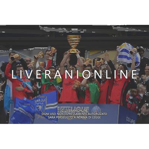 Victoire du PSG / THIAGO SILVA - 11.04.2015 - Bastia / PSG - Finale de la Coupe de la Ligue 2015 Photo : Dave Winter / Icon Sport