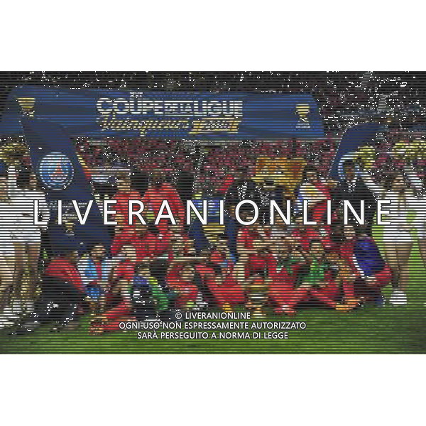 Victoire du PSG - 11.04.2015 - Bastia / PSG - Finale de la Coupe de la Ligue 2015 Photo : Dave Winter / Icon Sport