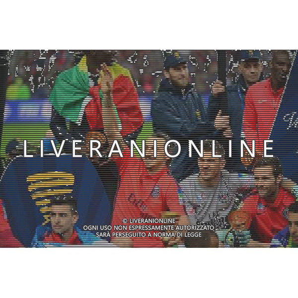Victoire du PSG / Zlatan IBRAHIMOVIC - 11.04.2015 - Bastia / PSG - Finale de la Coupe de la Ligue 2015 Photo : Dave Winter / Icon Sport