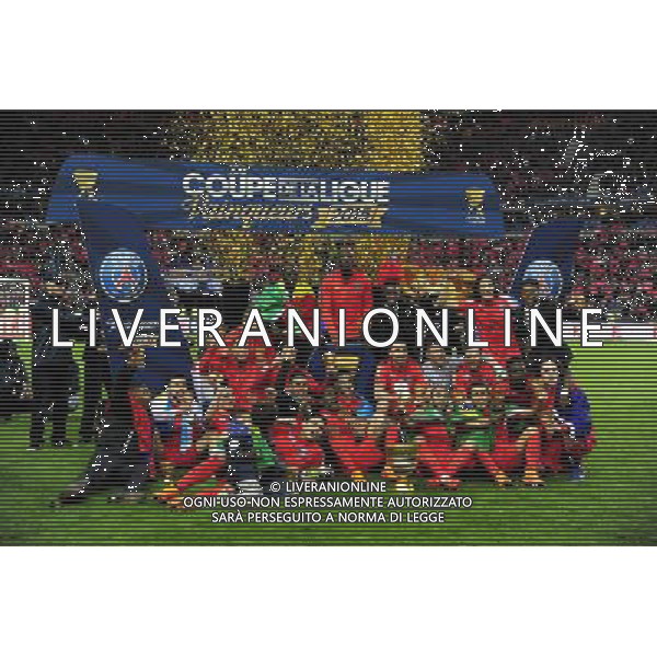Victoire du PSG - 11.04.2015 - Bastia / PSG - Finale de la Coupe de la Ligue 2015 Photo : Dave Winter / Icon Sport