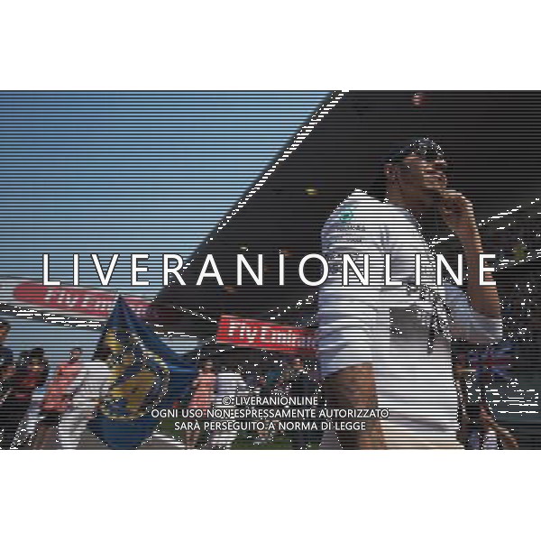 Lewis Hamilton (GBR) Mercedes AMG F1 on the grid. 12.04.2015. Formula 1 World Championship, Rd 3, Chinese Grand Prix, Shanghai, China, Race Day. AG ALDO LIVERANI SAS ONLY ITALY