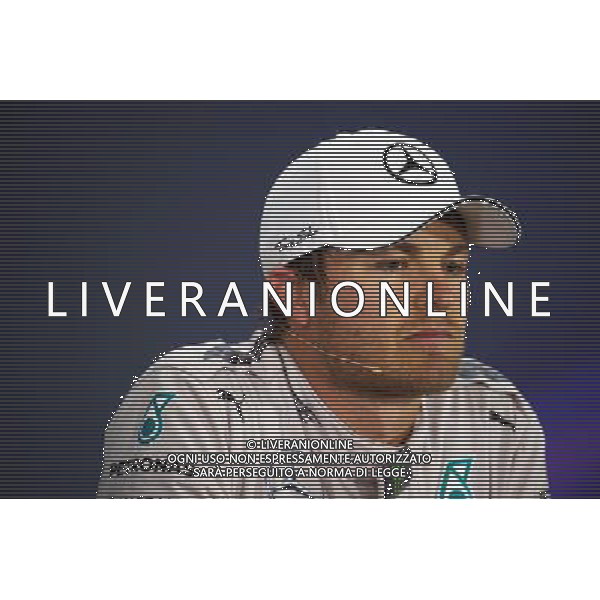 Nico Rosberg (GER) Mercedes AMG F1 in the FIA Press Conference. 12.04.2015. Formula 1 World Championship, Rd 3, Chinese Grand Prix, Shanghai, China, Race Day. AG ALDO LIVERANI SAS ONLY ITALY