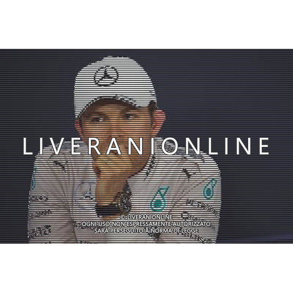Nico Rosberg (GER) Mercedes AMG F1 in the FIA Press Conference. 12.04.2015. Formula 1 World Championship, Rd 3, Chinese Grand Prix, Shanghai, China, Race Day. AG ALDO LIVERANI SAS ONLY ITALY