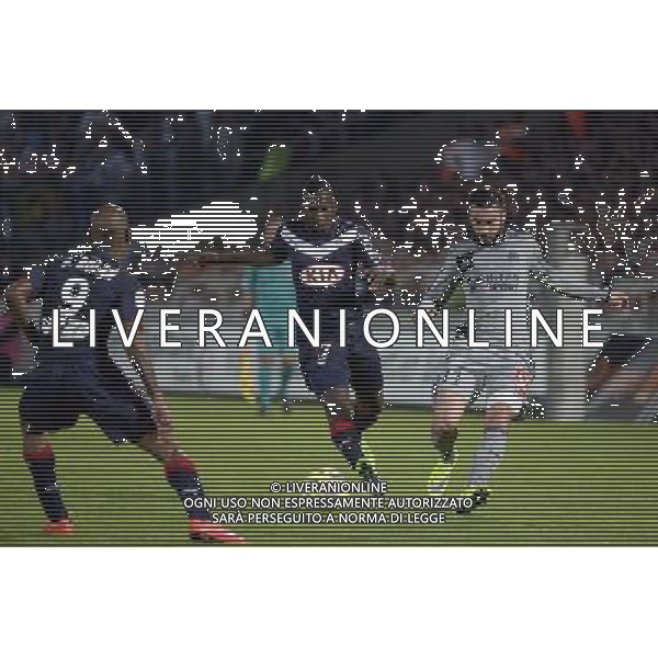 Abdou TRAORE / Romain ALESSANDRINI - 12.04.2015 - Bordeaux / Marseille - 32eme journee de Ligue 1 Photo : Caroline Blumberg / Icon Sport AG ALDO LIVERANI SAS ONLY ITALY