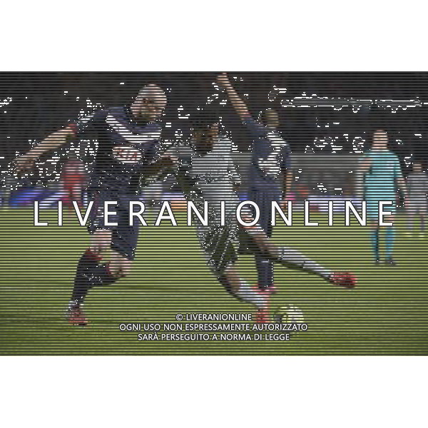 Nicolas PALLOIS / Michy BATSHUAYI - 12.04.2015 - Bordeaux / Marseille - 32eme journee de Ligue 1 Photo : Caroline Blumberg / Icon Sport AG ALDO LIVERANI SAS ONLY ITALY *** Local Caption ***