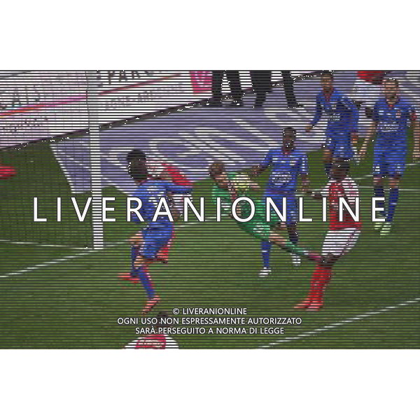 Simon POUPLIN - 12.04.2015 - Reims / Nice - 32eme journee de Ligue 1 Photo : Dave Winter / Icon Sport AG ALDO LIVERANI SAS ONLY ITALY
