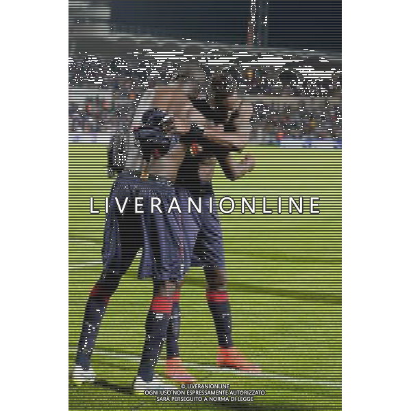 Joie Cedric YAMBERE - 12.04.2015 - Bordeaux / Marseille - 32eme journee de Ligue 1 Photo : Caroline Blumberg / Icon Sport AG ALDO LIVERANI SAS ONLY ITALY