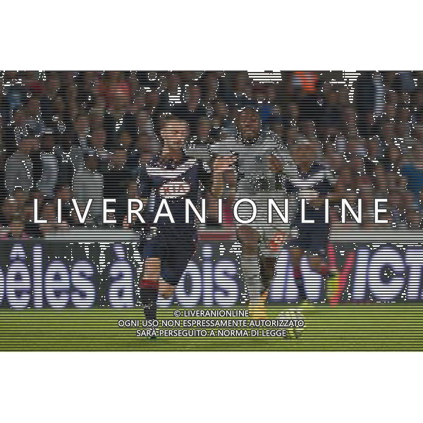 Diego CONTENTO / Giannelli IMBULA - 12.04.2015 - Bordeaux / Marseille - 32eme journee de Ligue 1 Photo : Caroline Blumberg / Icon Sport AG ALDO LIVERANI SAS ONLY ITALY