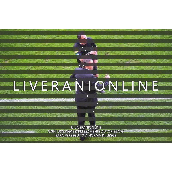 Claude PUEL envoye en tribune pas Mikael LESAGE - 12.04.2015 - Reims / Nice - 32eme journee de Ligue 1 Photo : Dave Winter / Icon Sport AG ALDO LIVERANI SAS ONLY ITALY