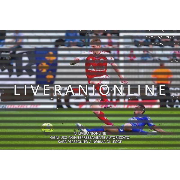 Gaetan CHARBONNIER / Albert RAFETRANIAINA - 12.04.2015 - Reims / Nice - 32eme journee de Ligue 1 Photo : Dave Winter / Icon Sport AG ALDO LIVERANI SAS ONLY ITALY