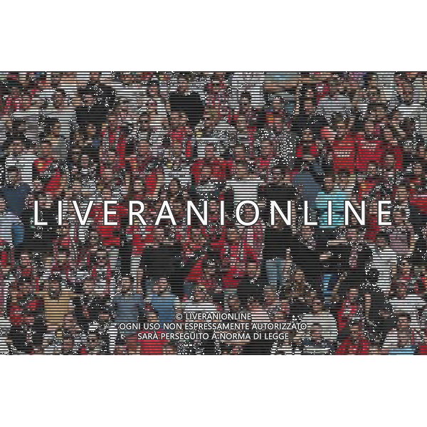 Supporters Guingamp - 12.04.2015 - Rennes / Guingamp - 32eme journee de Ligue 1 Photo : Vincent Michel / Icon Sport AG ALDO LIVERANI SAS ONLY ITALY