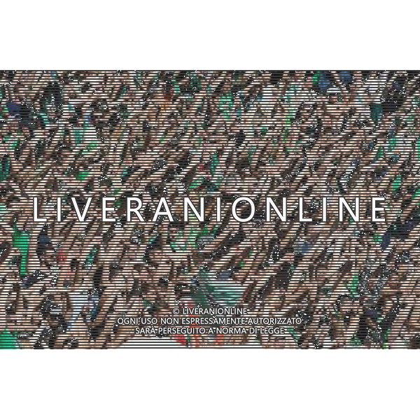 Supporters Saint Etienne - 12.04.2015 - Saint Etienne / Nantes - 32eme journee de Ligue 1 Photo : Jean Paul Thomas / Icon Sport AG ALDO LIVERANI SAS ONLY ITALY