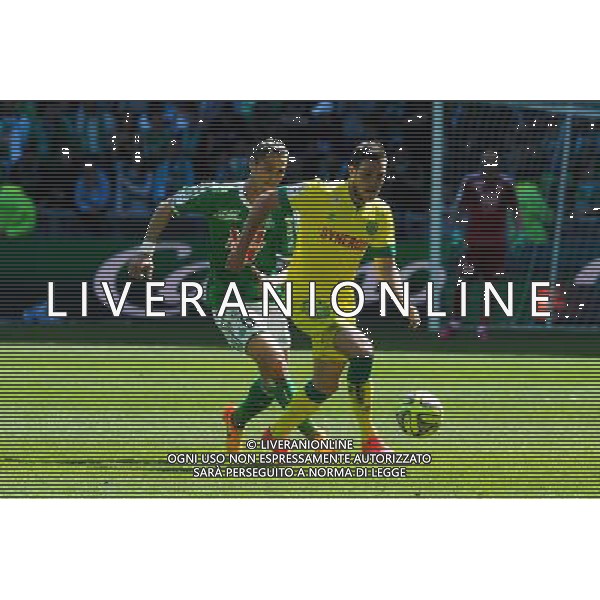 Jordan VERETOUT - 12.04.2015 - Saint Etienne / Nantes - 32eme journee de Ligue 1 Photo : Jean Paul Thomas / Icon Sport AG ALDO LIVERANI SAS ONLY ITALY