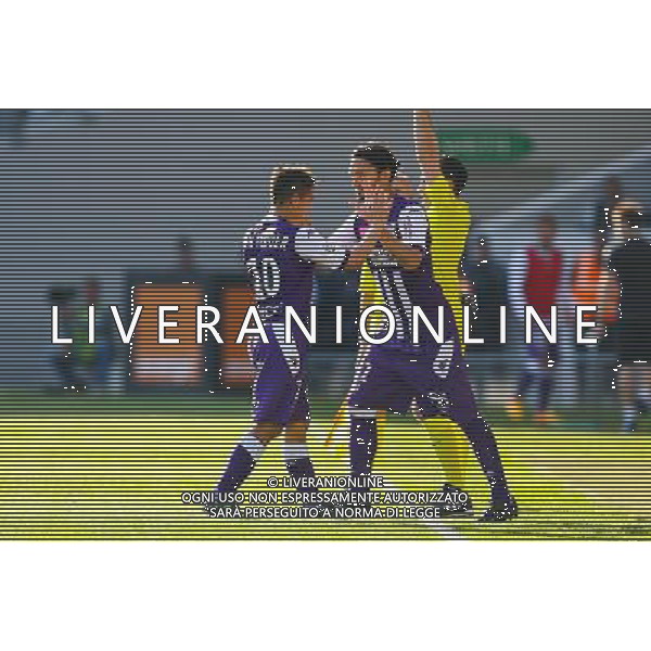 Wissam Ben Yedder / Abel Aguilar - 12.04.2015 - Toulouse / Montpellier - 32eme journee de Ligue 1 Photo : Manuel Blondeau / Icon Sport AG ALDO LIVERANI SAS ONLY ITALY