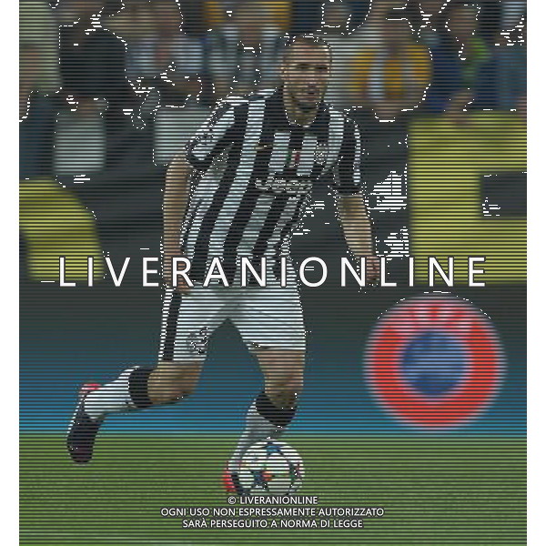 UEFA Champions League 2014/2015 Quarti di Finale Andata Torino - 14.04.2015 Juventus-Monaco Nella Foto:chiellini giorgio /Ph.Vitez-Ag. Aldo Liverani