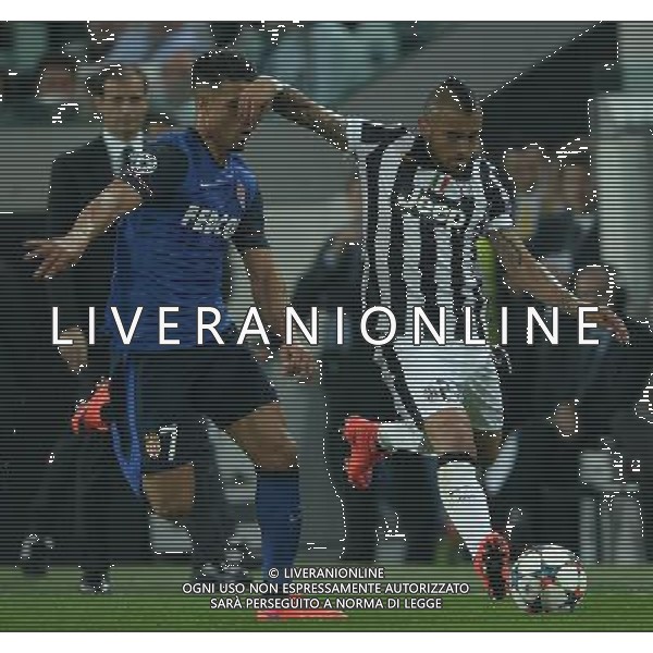 UEFA Champions League 2014/2015 Quarti di Finale Andata Torino - 14.04.2015 Juventus-Monaco Nella Foto:vidal arturo e dirar /Ph.Vitez-Ag. Aldo Liverani