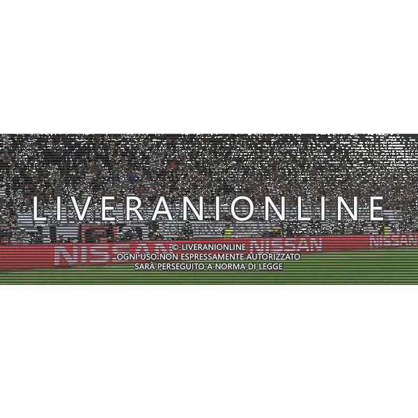 UEFA Champions League 2014/2015 Quarti di Finale Andata Torino - 14.04.2015 Juventus-Monaco Nella Foto: striscione tifosi juventus /Ph.Vitez-Ag. Aldo Liverani
