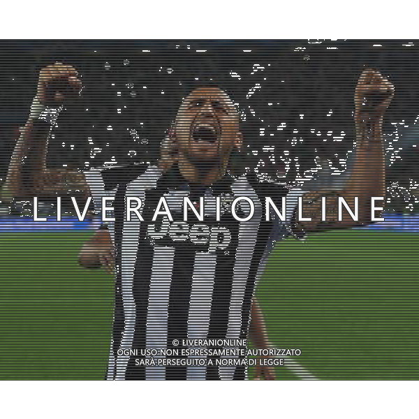 UEFA Champions League 2014/2015 Quarti di Finale Andata Torino - 14.04.2015 Juventus-Monaco Nella Foto: esultanza dopo il gol su rigore di vidal arturo /Ph.Vitez-Ag. Aldo Liverani