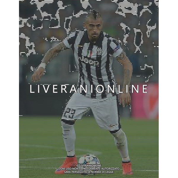UEFA Champions League 2014/2015 Quarti di Finale Andata Torino - 14.04.2015 Juventus-Monaco Nella Foto:vidal arturo /Ph.Vitez-Ag. Aldo Liverani